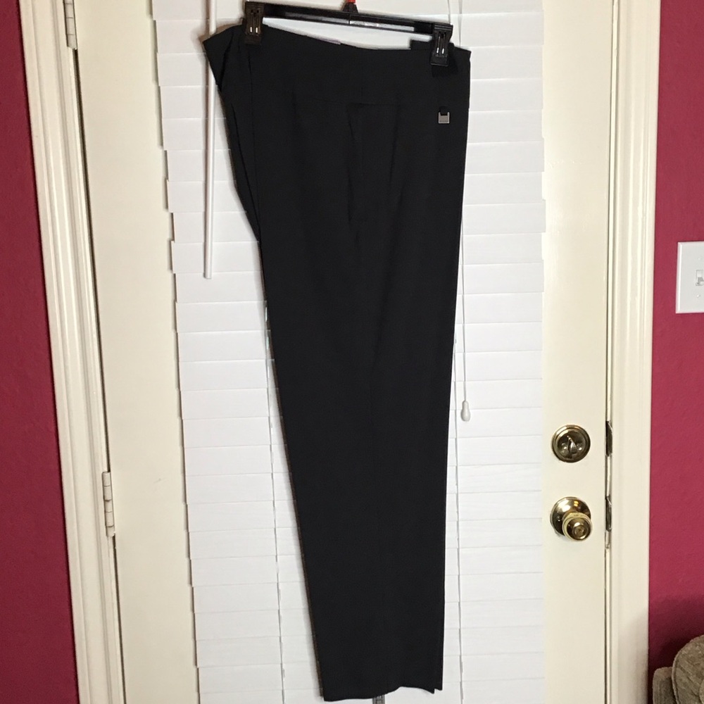 SlimSation Multiples Classic Dress Ankle Pants Intense Grey